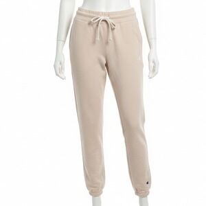 Champion Womens Jogger Sweatpants Medium Neutral Beige Lounge Cozy‎ Streetwear